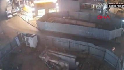 Gebze'de çöken binanın yıkılma anı ortaya çıktı!