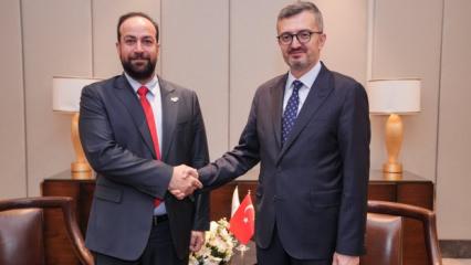 İletişim Başkanı Duran, Suriye Enformasyon Bakanı ile görüştü