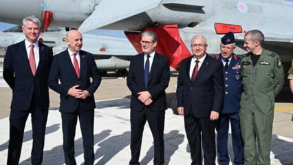 İngiltere Başbakanı Starmer Türkiye'ye 3 Eurofighter getirdi