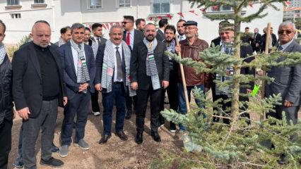 İsrail'in saldırılarında şehit olan Filistinli 273 gazeteci anısına fidan dikildi