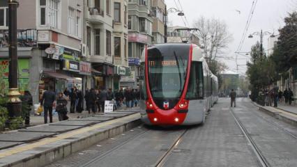 İstanbul'daki tramvay seferlerinde değişiklik yapıldı