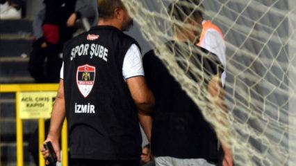 İzmir derbisinde saldırı: Bir taraftar hastaneye kaldırıldı