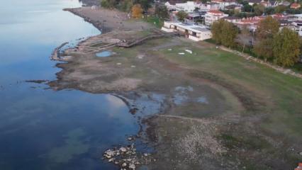 İznik'te ürküten manzara! Tam 350 metre...