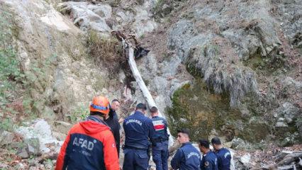 Kayıp olarak aranan Miraç uçurum dibinde ölü bulundu