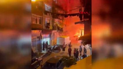 Kız isteme töreninde atılan havai fişek komşunun evini yaktı