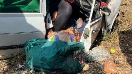 Manisa'da feci kaza: 1 ölü, 1 yaralı!