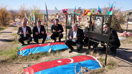 Mustafa Destici’den Ağdam Şehitliği’nde mesaj: “Karabağ Türk’ün öz yurdudur”