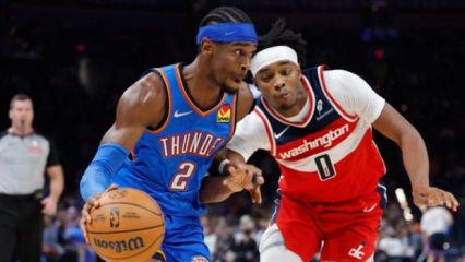 NBA'de Thunder, Wizards'a acımadı