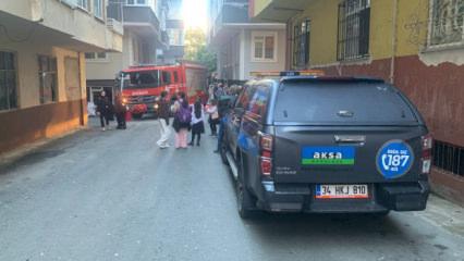 Rize’de 4 katlı apartmanda yangın