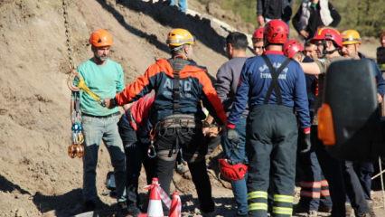 Sakarya'da facia: 30 metrelik kuyuya düşen işçi öldü