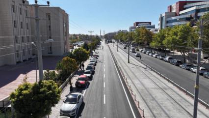 Konya'da Şehit Burak Aydoğan Caddesi asfaltlanarak trafiğe açıldı