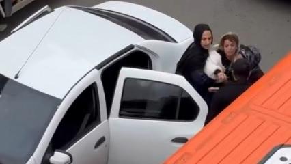 Sultanbeyli'de aracın önünü kesip kadın sürücüyü darbetti