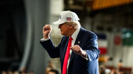 Trump ABD ordusu karşısında dans etti: Japonya'da ilginç anlar kamerada!