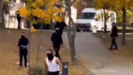 Üniversitede iki grup arasında kavga! Maskeli saldırganlar devreye girdi...