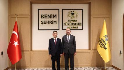 Kardeş şehir Şiyan Belediye Başkanı Niuping Başkan Altay’ı ziyaret etti