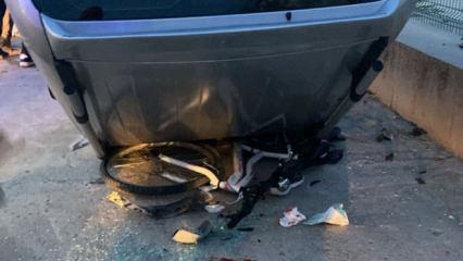 Çorum'da feci kaza: Kaldırımda bisiklet süren çocuğun üzerine otomobil devrildi!