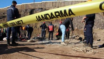 Yol yapımı sırasında kuyuya düştü!