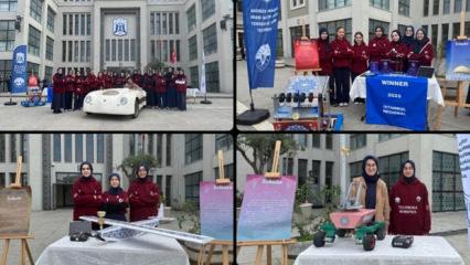 Kız öğrenciler, geliştirdikleri projelerle imam hatip geleneğini teknolojiyle buluşturuyor