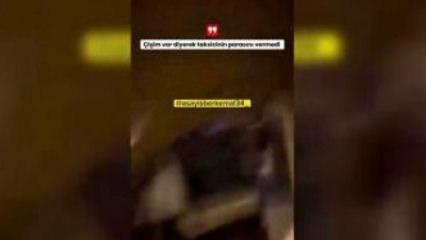 350 liralık taksi &uuml;cretini &ouml;dememek i&ccedil;in uydurduğu bahane &ccedil;ıldırttı!