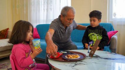 Kimsesiz kalan 3 torununa siper oldu! Dedenin dramı yürek yaktı