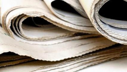 4 Kasım Salı 2025 Gazete Manşetleri