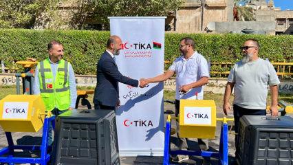 TİKA'dan Libya'da çevre projesi! Tesisler kuruldu