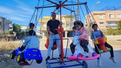 İmrendiren hayal: Seyyar dönme dolapla yüzleri güldürdü