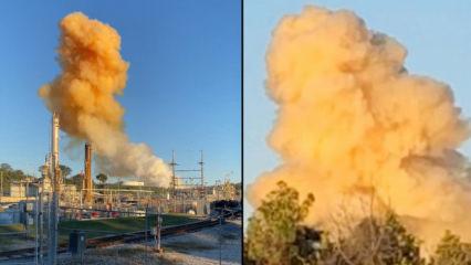 ABD'deki kimya tesisinde patlama! Amonyak sızıntısı paniğe sebep oldu