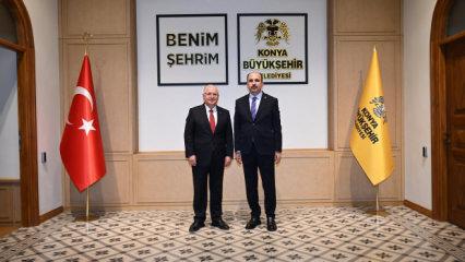 Milli Savunma Bakanı Güler, Konya Büyükşehir Belediye Başkanı Altay’ı ziyaret etti