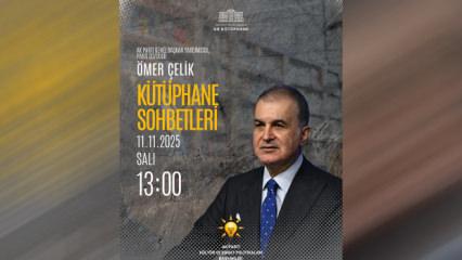 AK Parti'de "Kütüphane Sohbetleri" programı Ömer Çelik'le başlayacak
