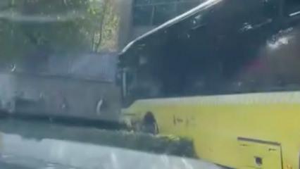 Beşiktaş'ta İETT otobüsü kaza yaptı! Şoför hayatını kaybetti