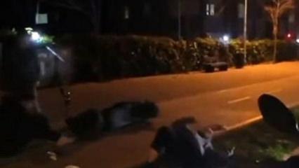 Beylikdüzü’nde kaldırımdaki vatandaşa elektrikli scooter çarptı