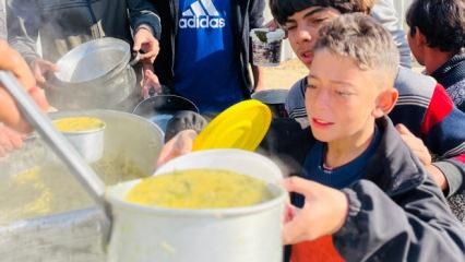 Deniz Feneri Gazze’de! Her gün 22 bin kişiye sıcak yemek