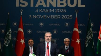 Dışişleri Bakanı Fidan'ın ev sahipliğindeki Gazze konulu toplantı başladı