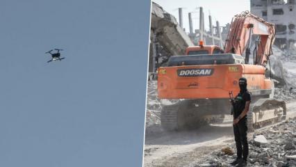 Hamas haklı çıktı! O tuzak boşuna kurulmamış... İsrail İHA’ları kameraya yakalandı