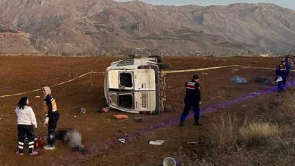 Kahramanmaraş’ta işçi servisi devrildi: Ölü ve yaralılar var