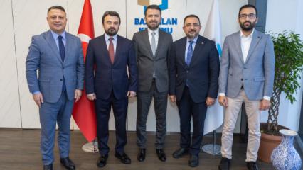 Kanal7 Medya Grubu'ndan BİK Genel M&uuml;d&uuml;r&uuml; Ab&shy;dul&shy;ka&shy;dir &Ccedil;ay'a hayırlı olsun ziyareti