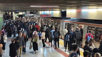 Kızılay'da ANKARAY arızası! Yüzlerce yolcu EGO'ya yönlendirildi