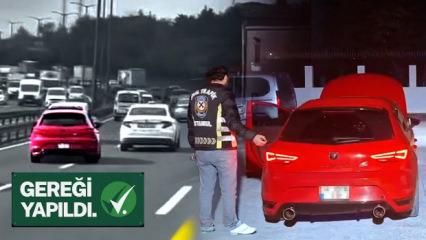 Makas atan sürücüye 90 bin lira idari para cezası