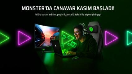4 yıl garanti veren Monster’da Canavar Kasım başladı