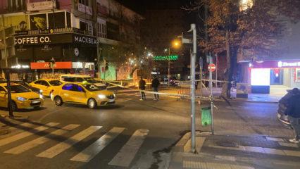 Motosikletli şüpheli caddede tabancayla rastgele ateş açtı