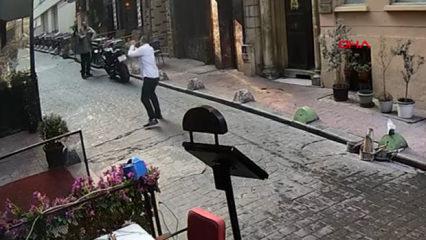 Önüne gelene kurşun yağdırdı! İstikal caddesindeki dehşet anları güvenlik kamerasında