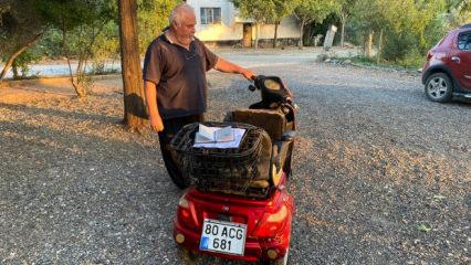 500 kilometre uzaktan şarjlı motoruna gelen cezaya şaştı kaldı! 