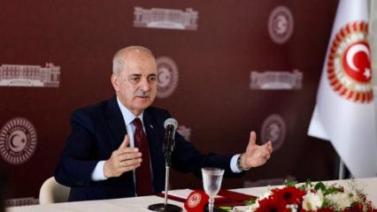 TBMM Başkanı Kurtulmuş'tan Terörsüz Türkiye açıklaması: Demirden korkan trene binmesin