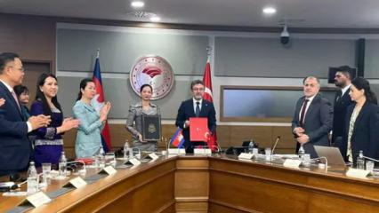 Türkiye ile Kamboçya arasında imzalar atıldı!
