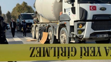 Yalova'da beton mikserinin altında kalan yaya öldü