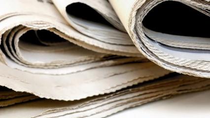 14 Kasım Cuma 2025 Gazete Manşetleri