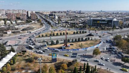 Konya'da yeni tramvay hattı için çalışmalar başladı 