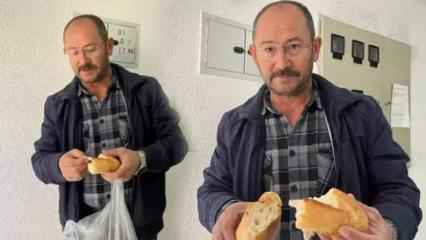 Her zaman aynı yerden aldığı ekmeğin içinden bakın ne çıktı!