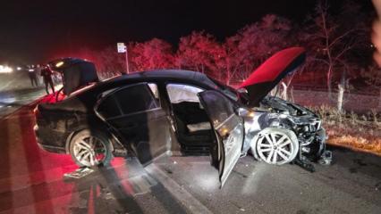 AK Partili milletvekili ailesiyle birlikte trafik kazası geçirdi!